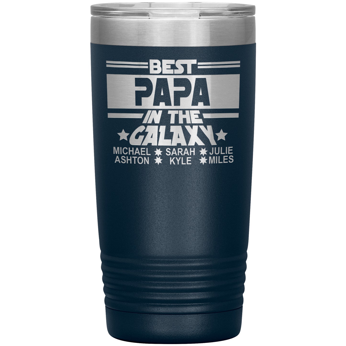 Best Papa in the Galaxy Tumbler