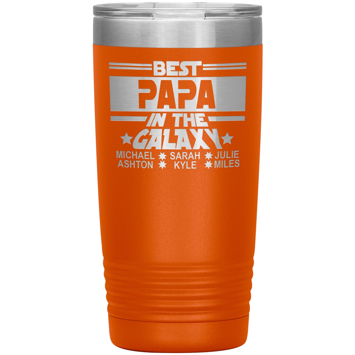 Best Papa in the Galaxy Tumbler