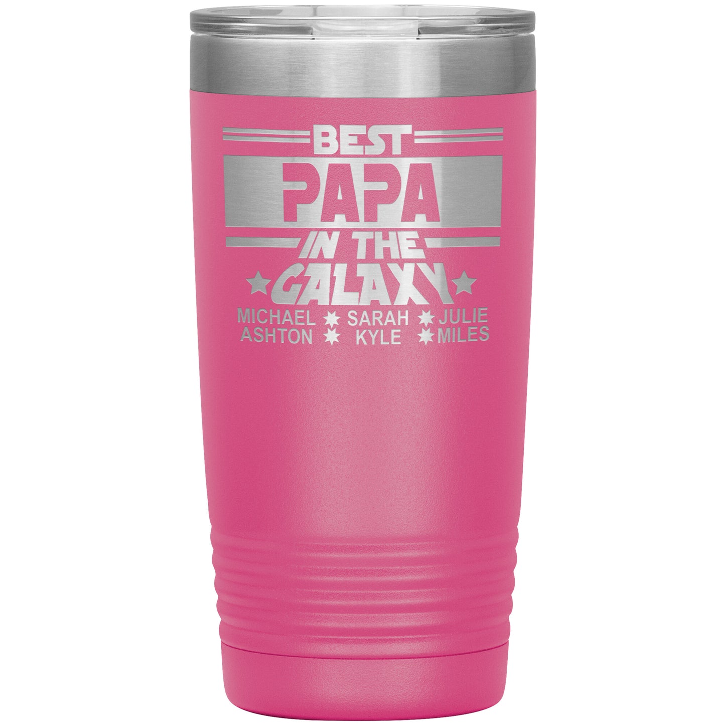 Best Papa in the Galaxy Tumbler