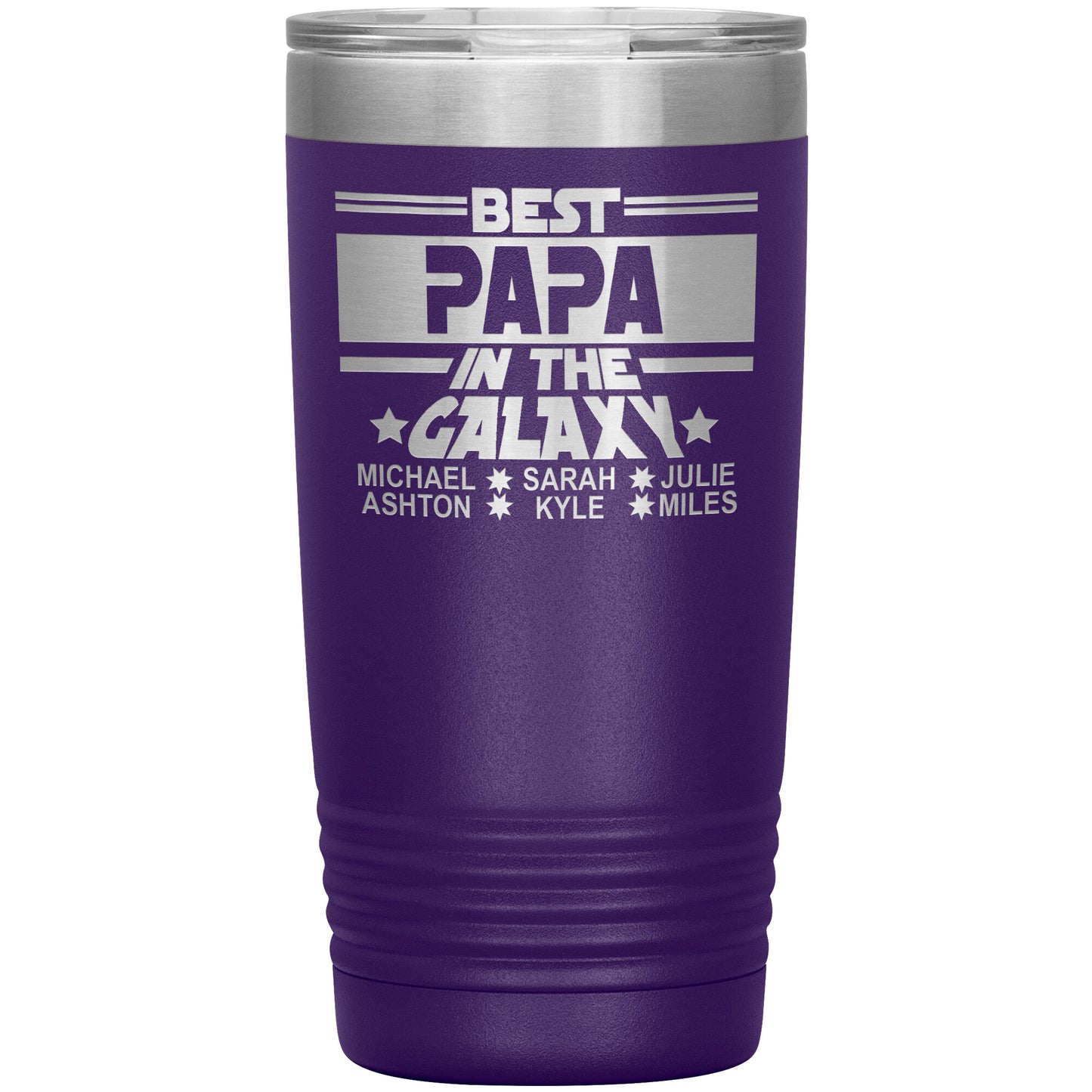 Best Papa in the Galaxy Tumbler