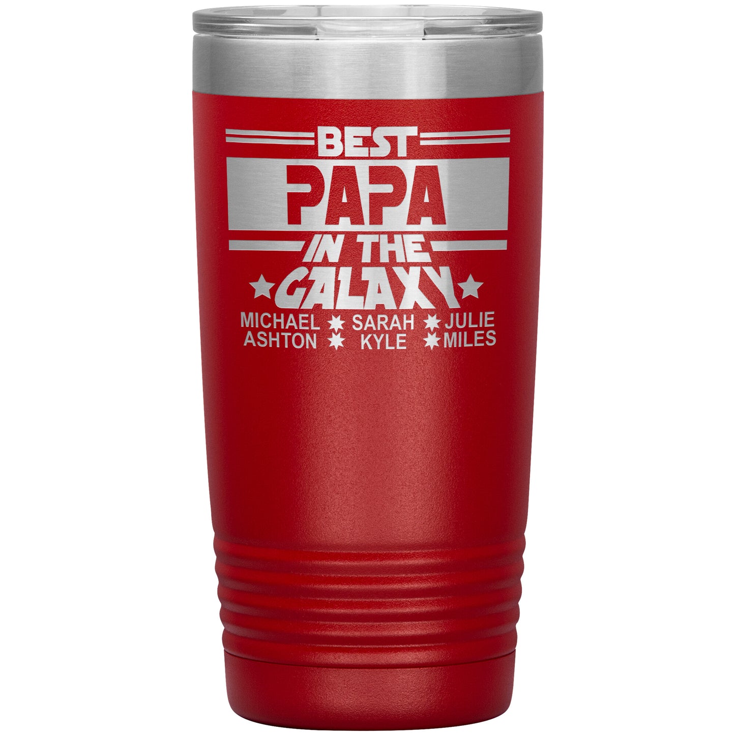 Best Papa in the Galaxy Tumbler