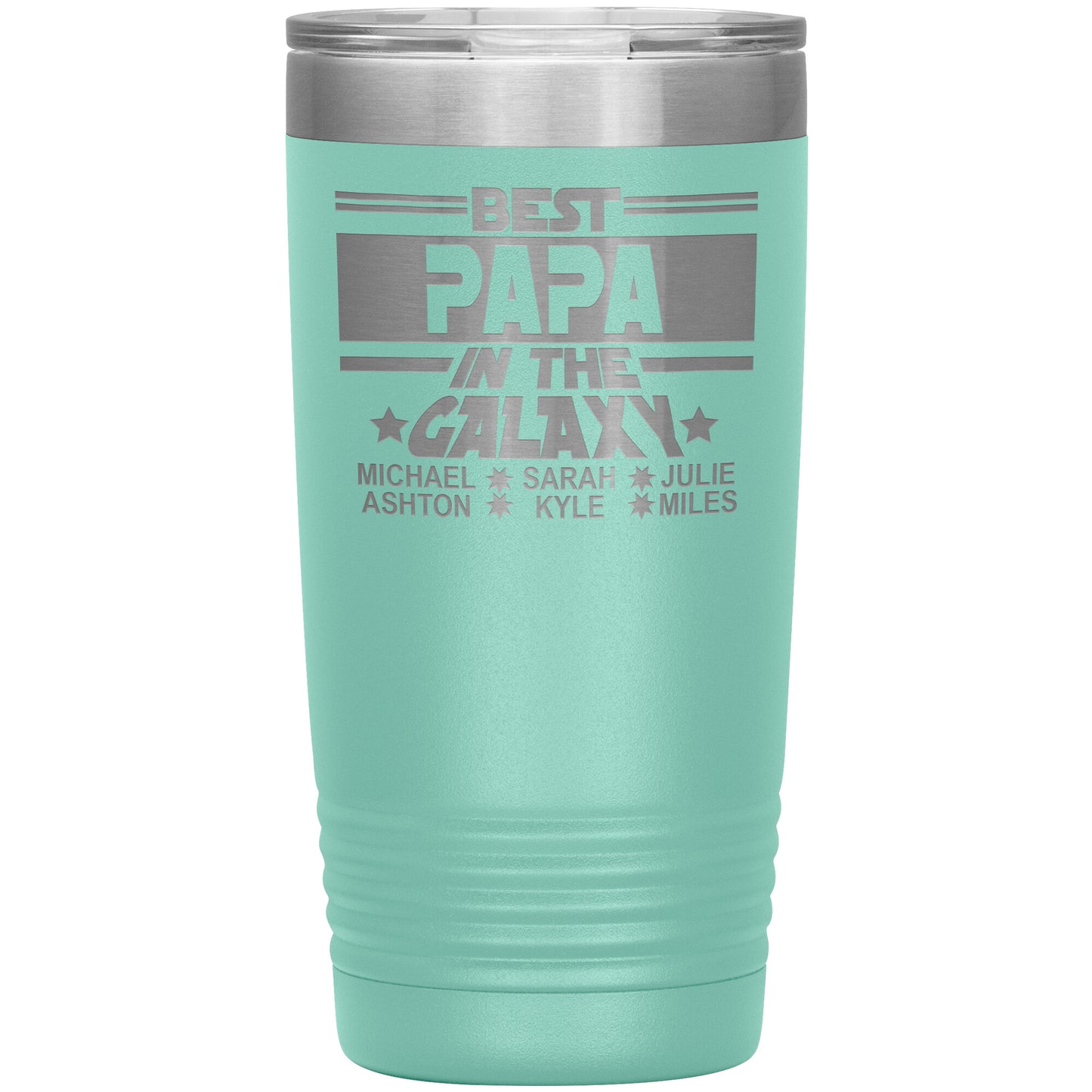 Best Papa in the Galaxy Tumbler