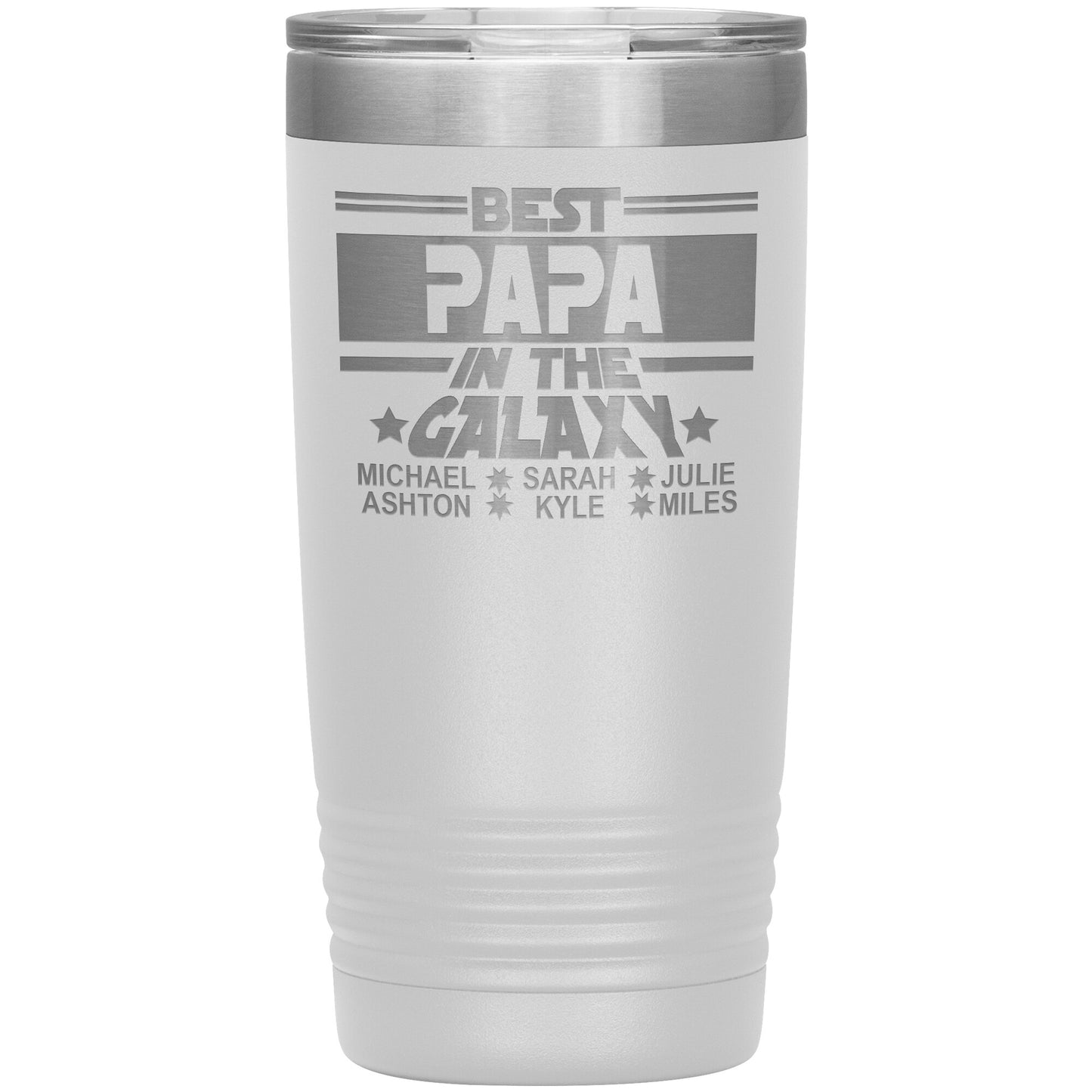 Best Papa in the Galaxy Tumbler