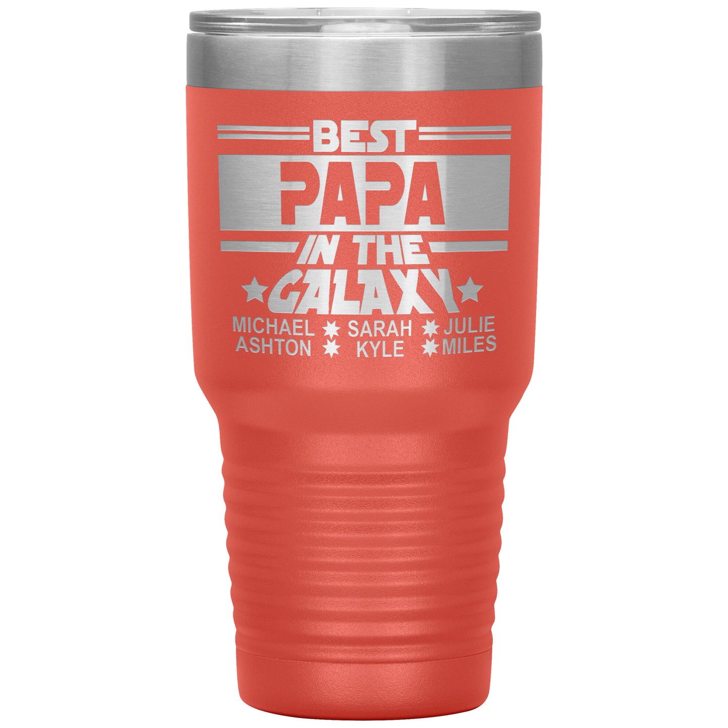 Best Papa in the Galaxy Tumbler