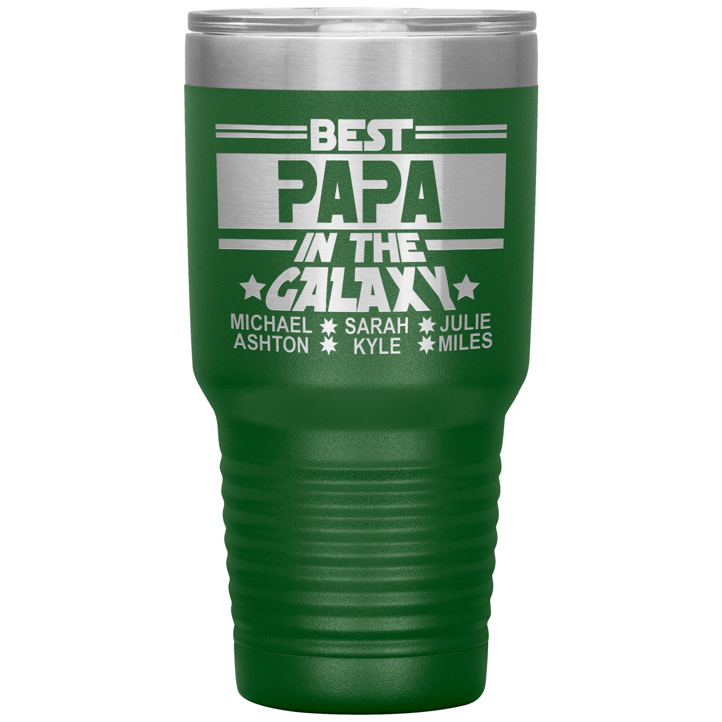 Best Papa in the Galaxy Tumbler