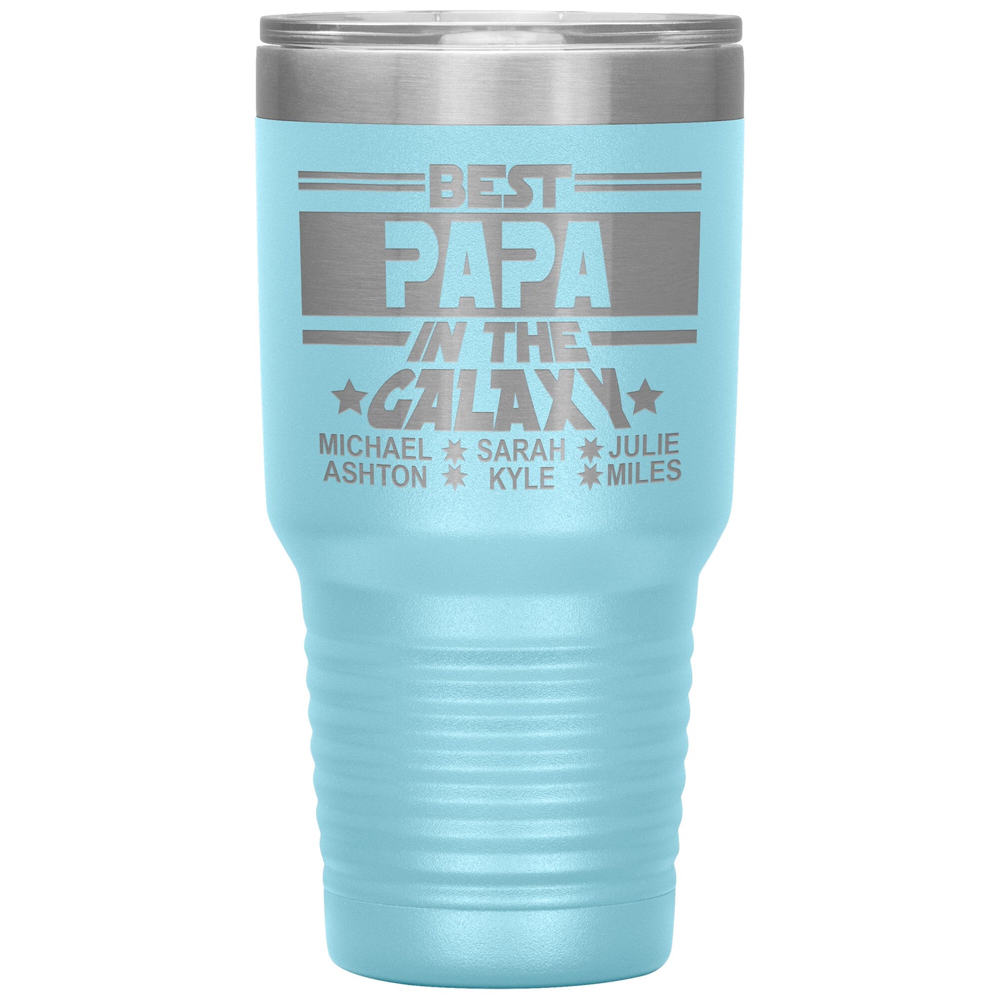Best Papa in the Galaxy Tumbler
