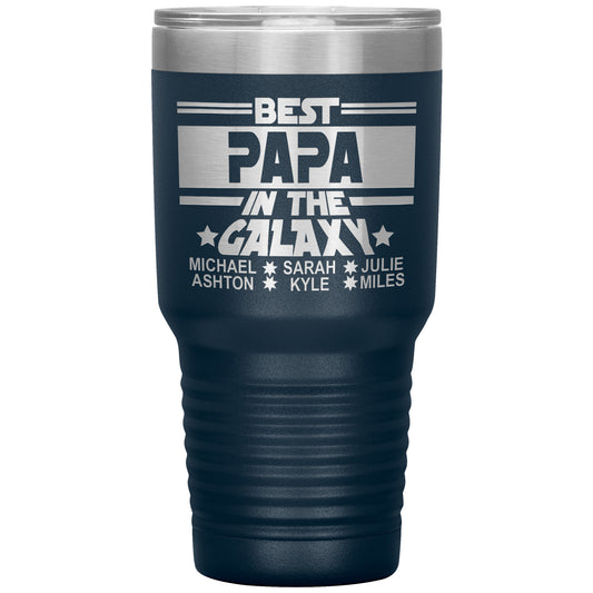 Best Papa in the Galaxy Tumbler