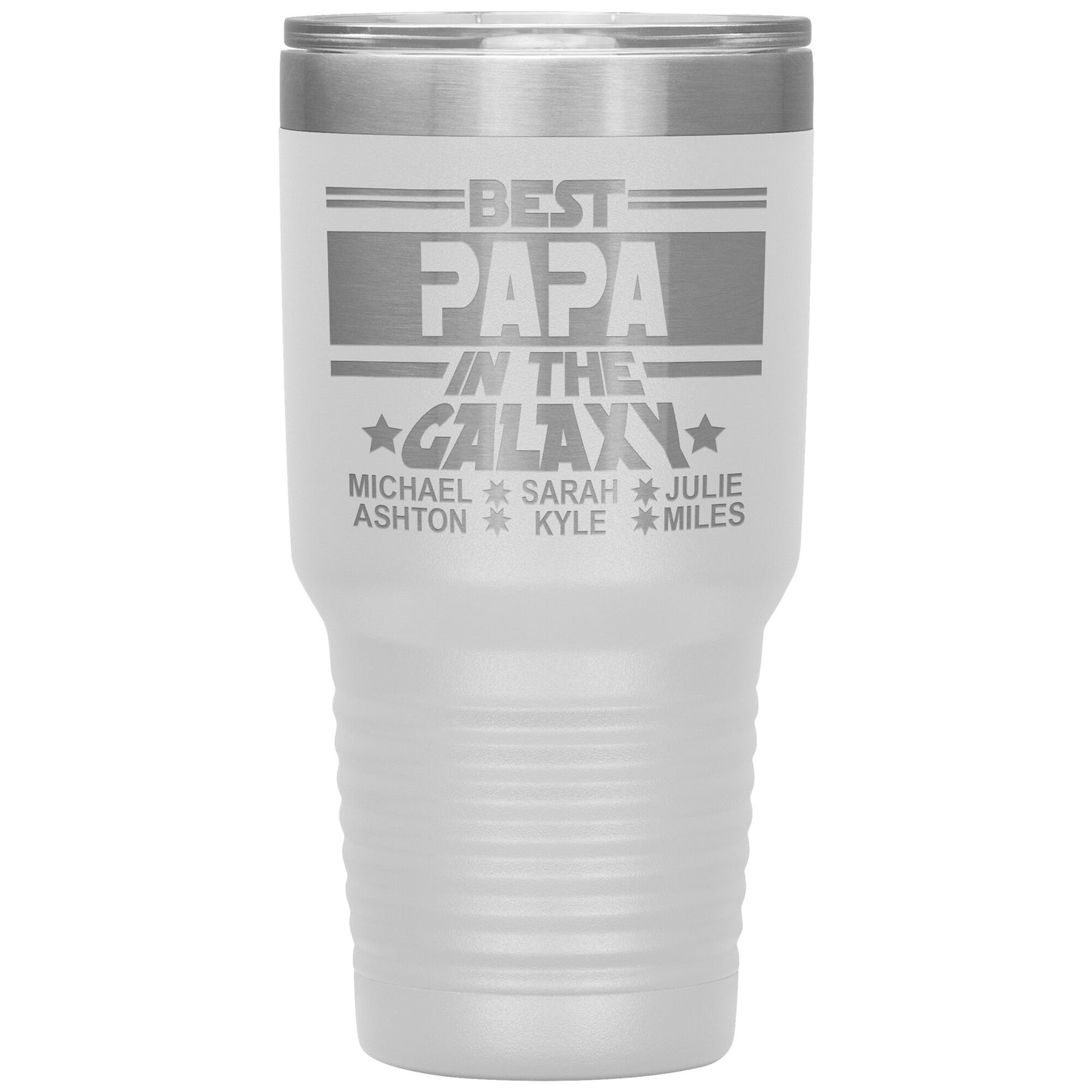 Best Papa in the Galaxy Tumbler