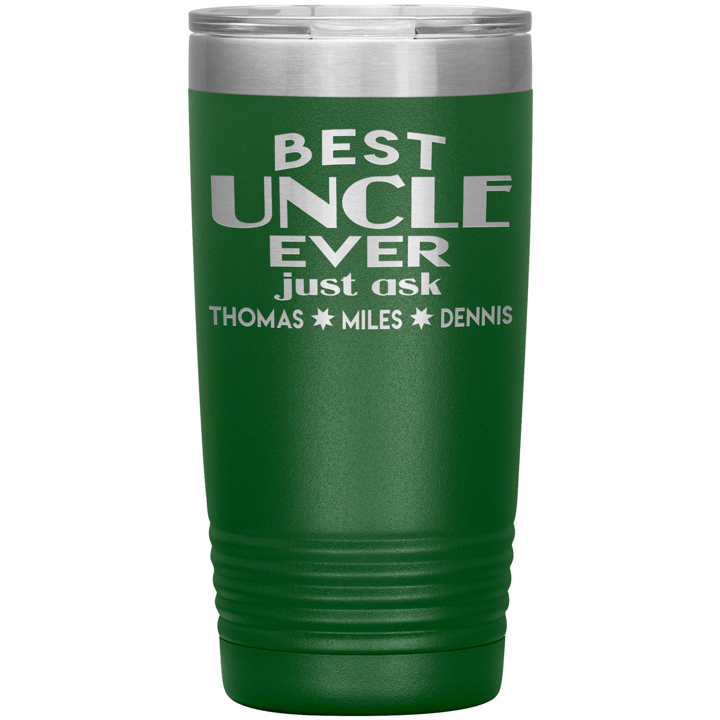 Best Uncle Ever Tumbler