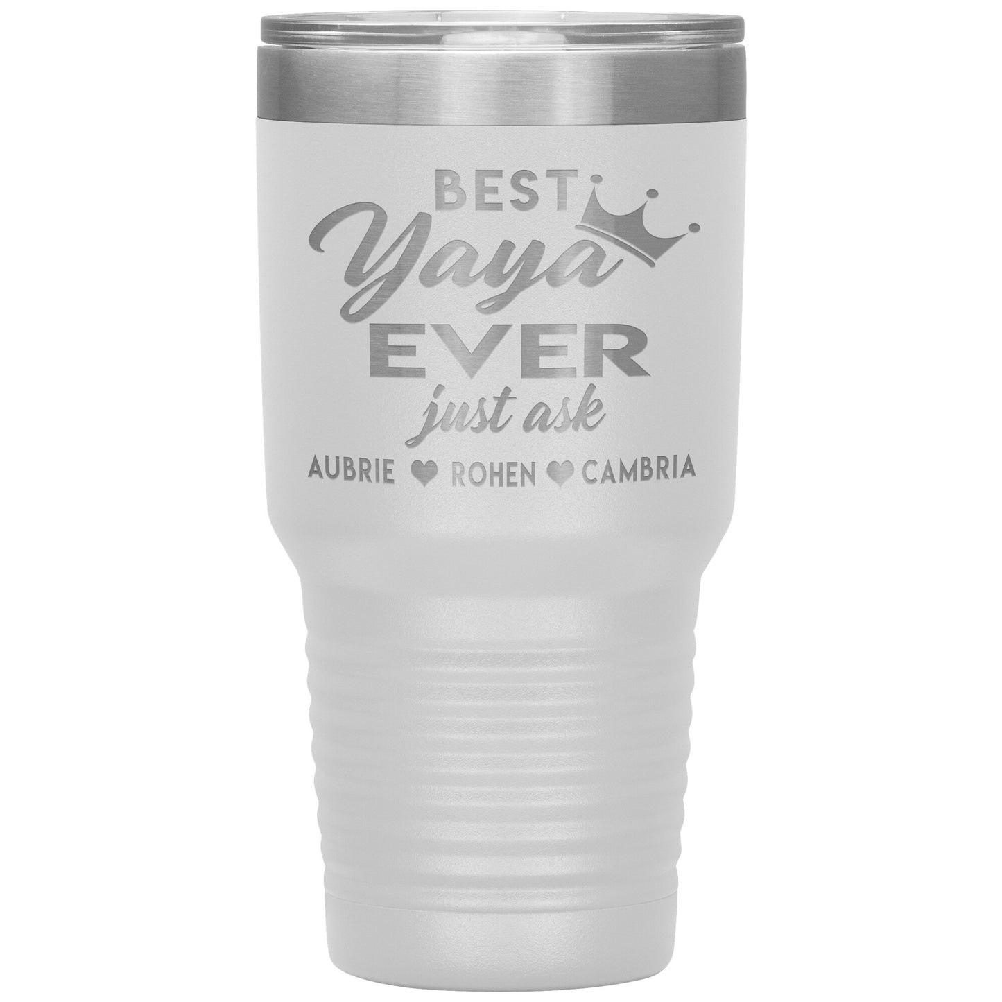 Best Yaya Ever Tumbler