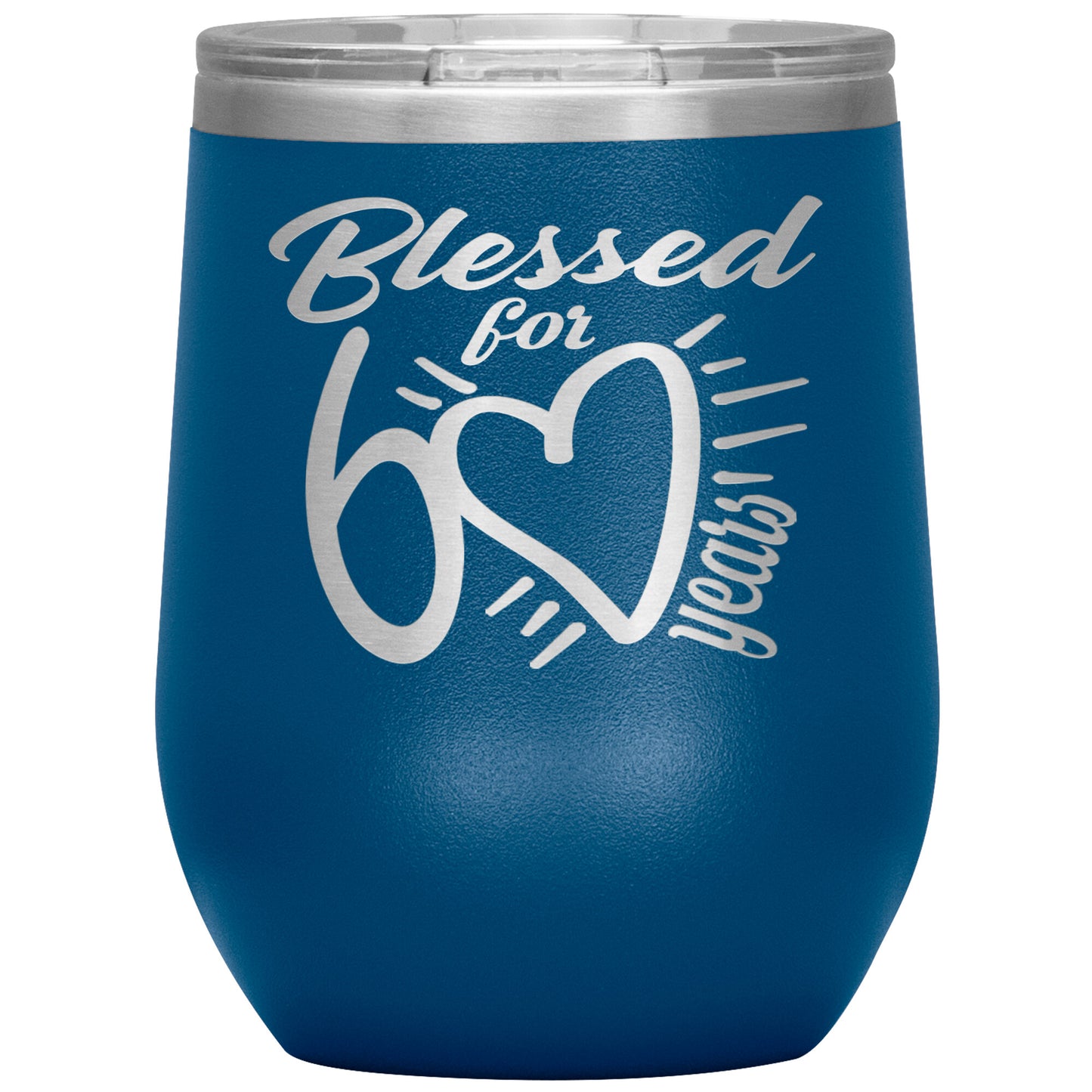 Blessed for 60 Years Tumbler