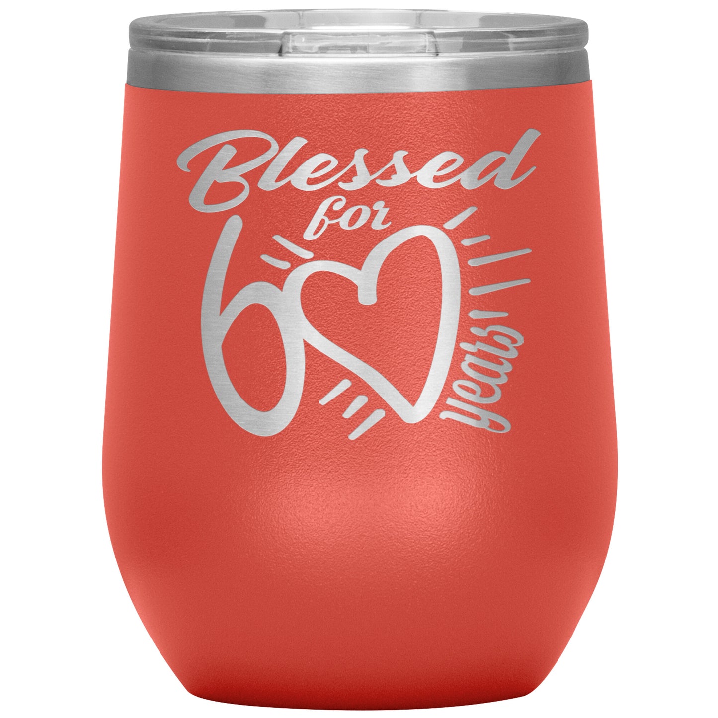 Blessed for 60 Years Tumbler