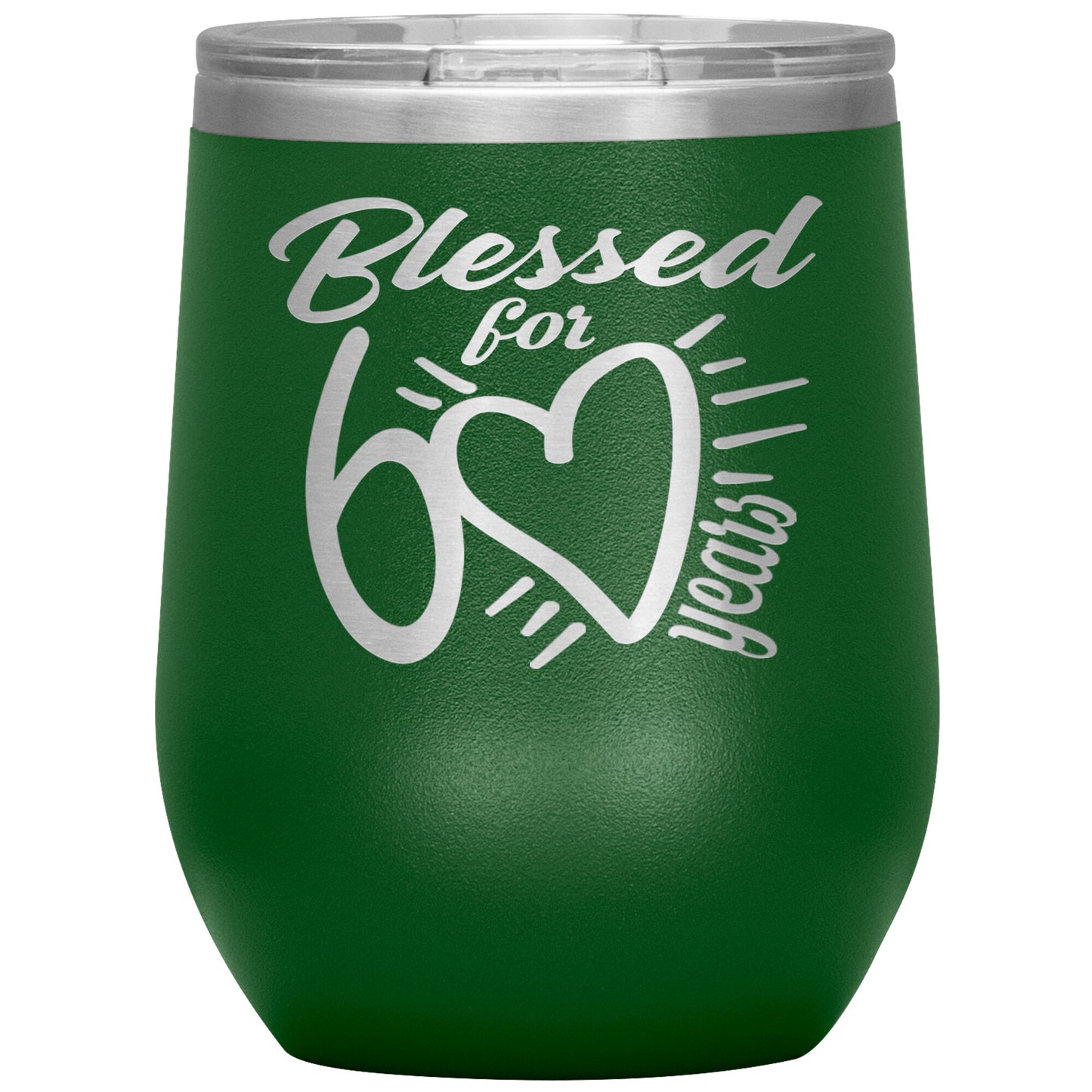 Blessed for 60 Years Tumbler