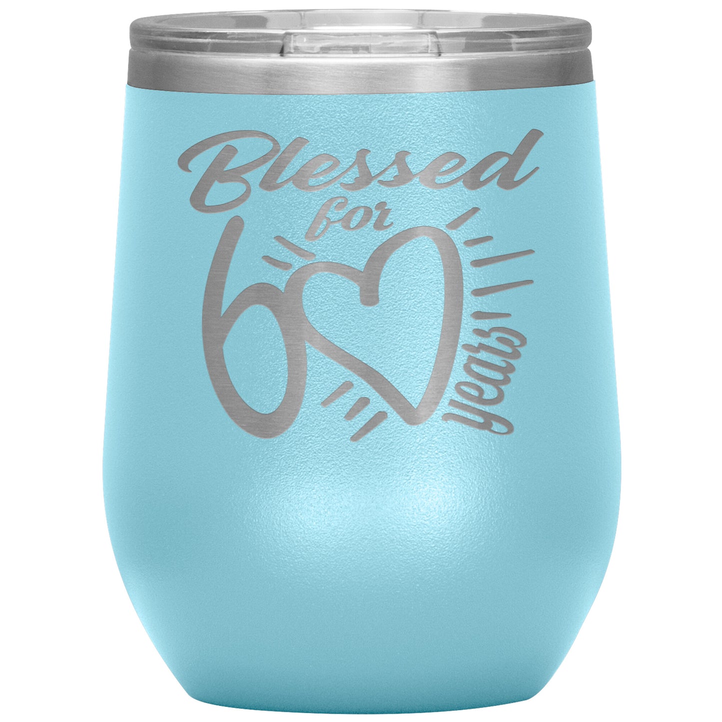 Blessed for 60 Years Tumbler