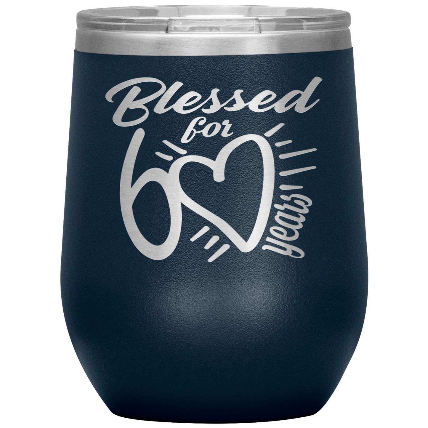 Blessed for 60 Years Tumbler