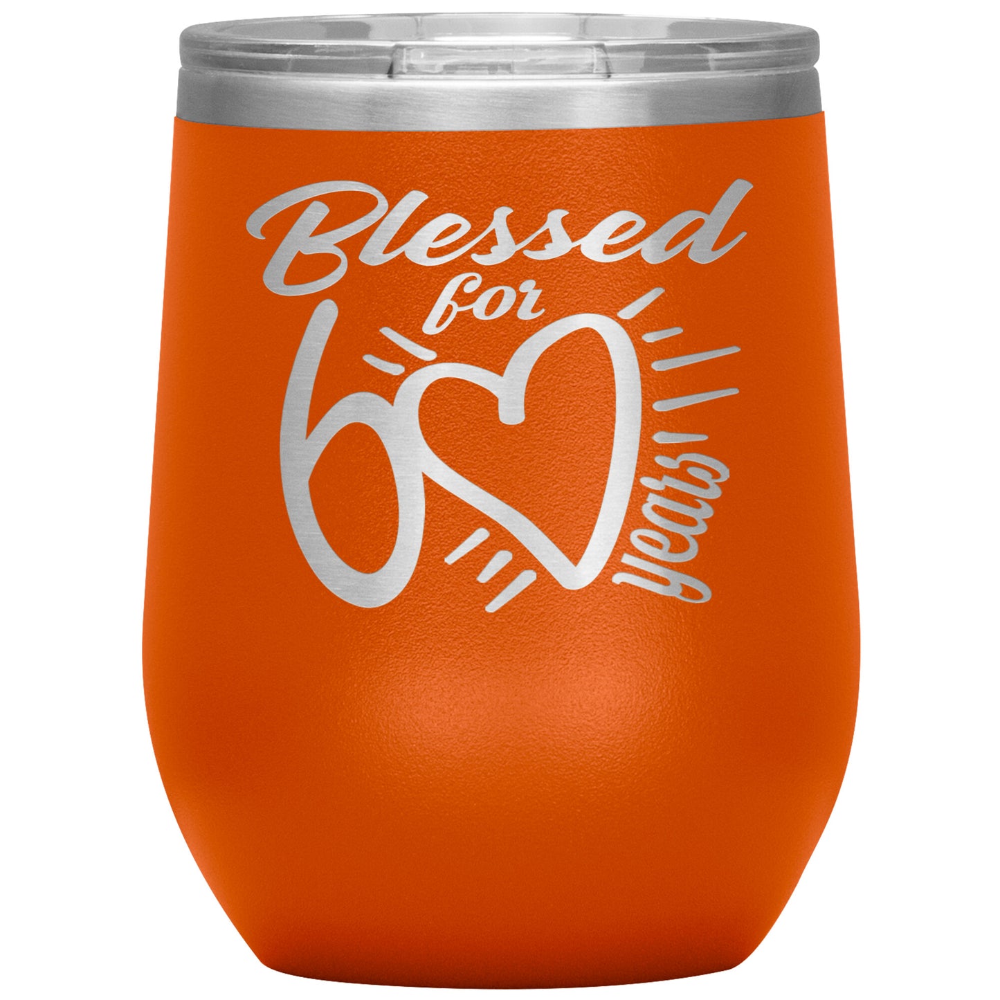 Blessed for 60 Years Tumbler