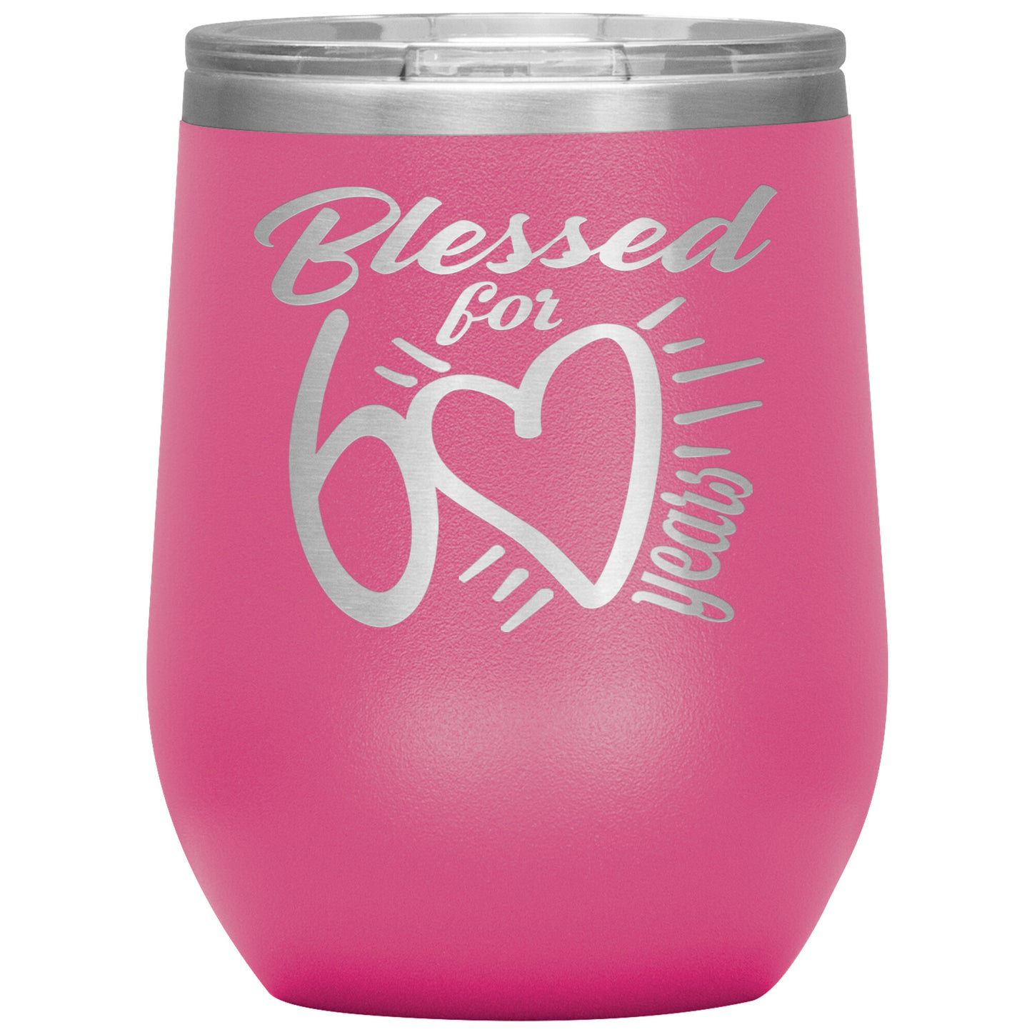 Blessed for 60 Years Tumbler
