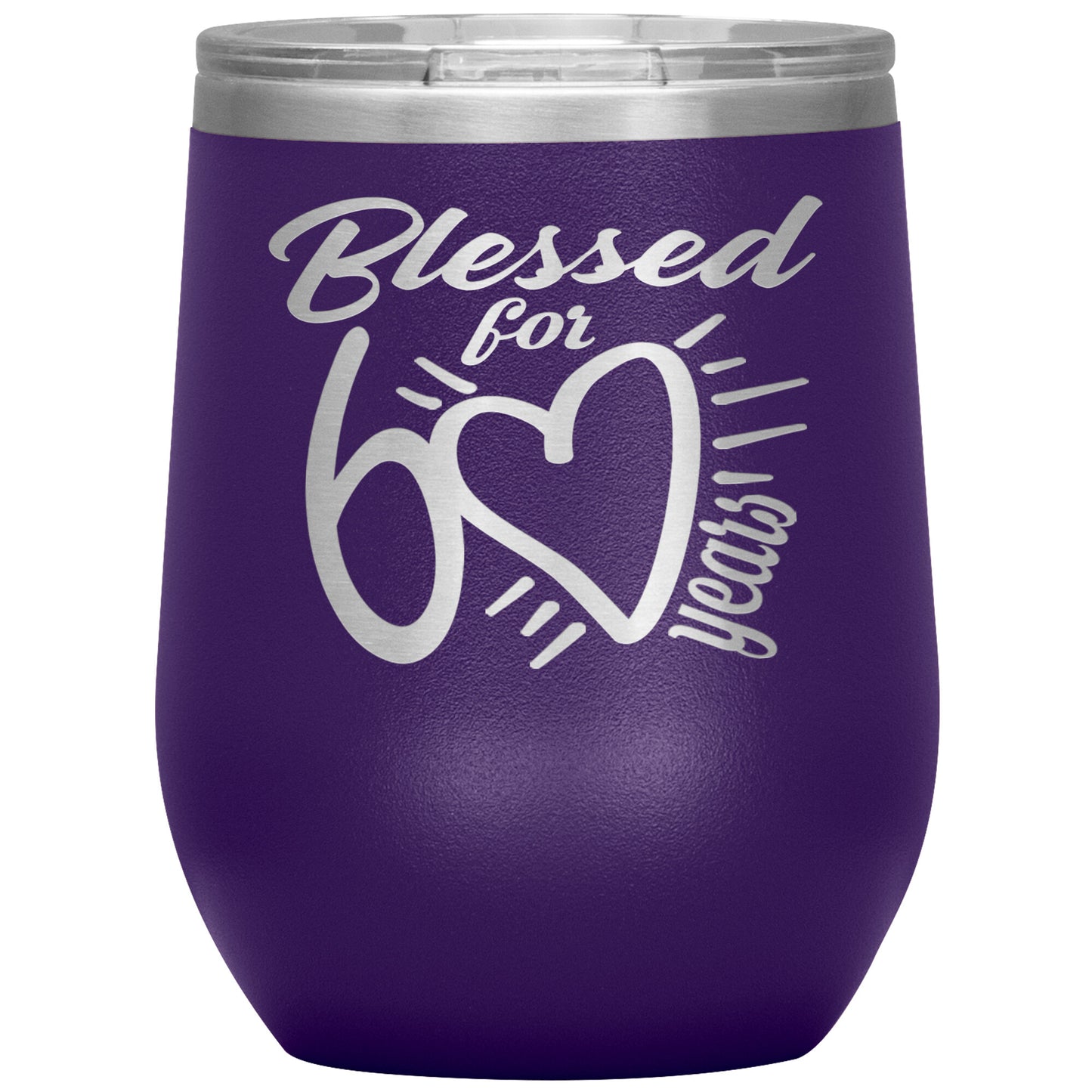 Blessed for 60 Years Tumbler
