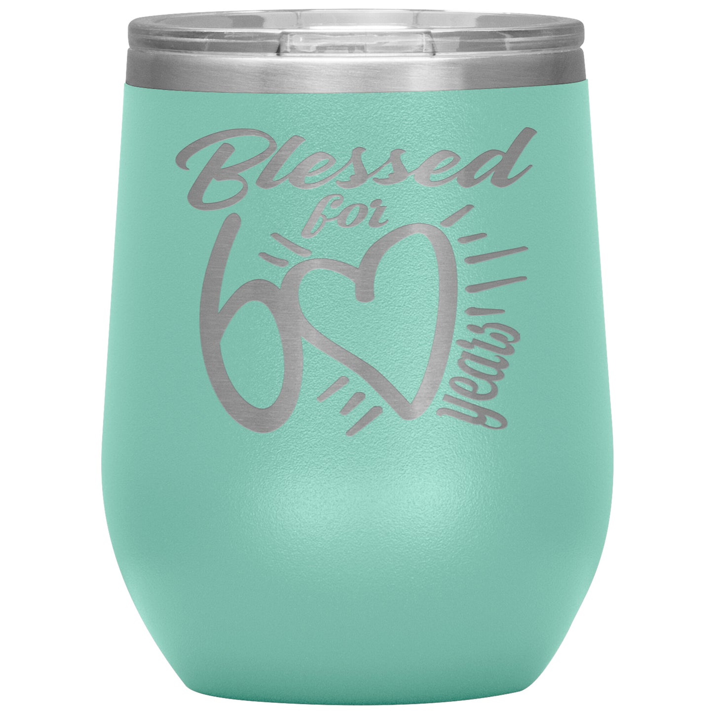 Blessed for 60 Years Tumbler