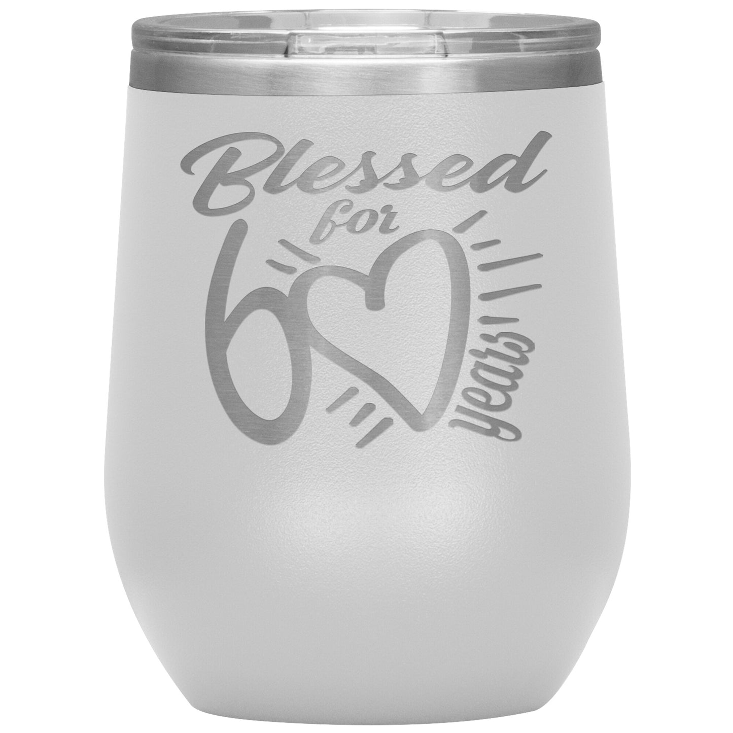 Blessed for 60 Years Tumbler