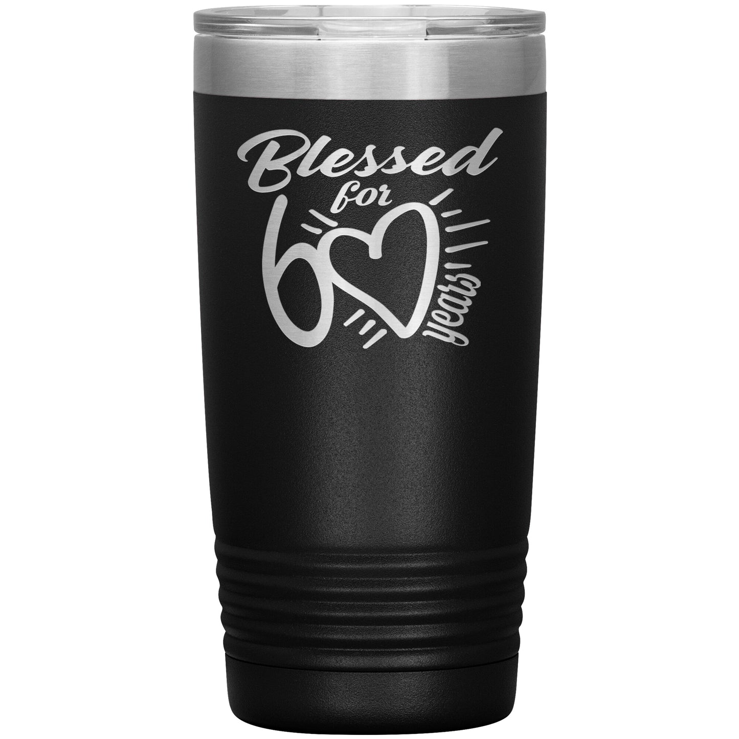 Blessed for 60 Years Tumbler