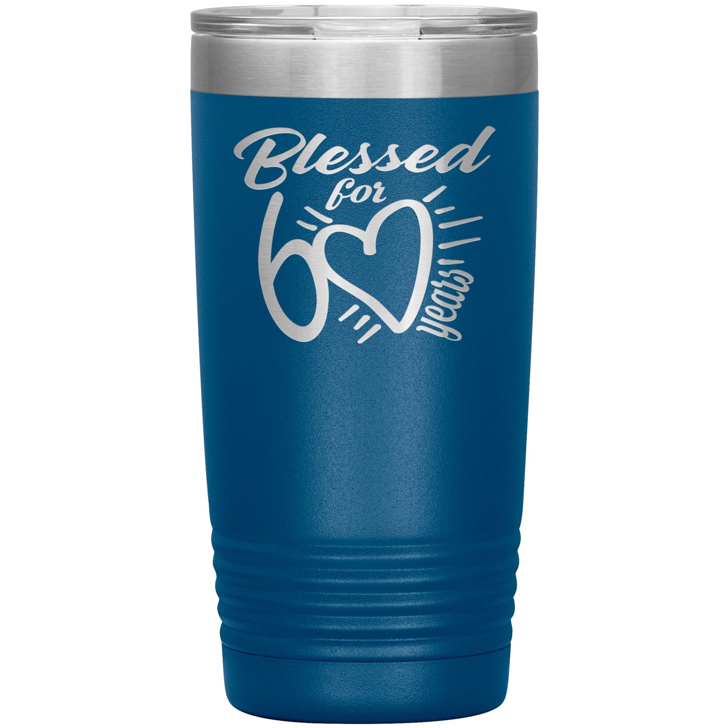Blessed for 60 Years Tumbler