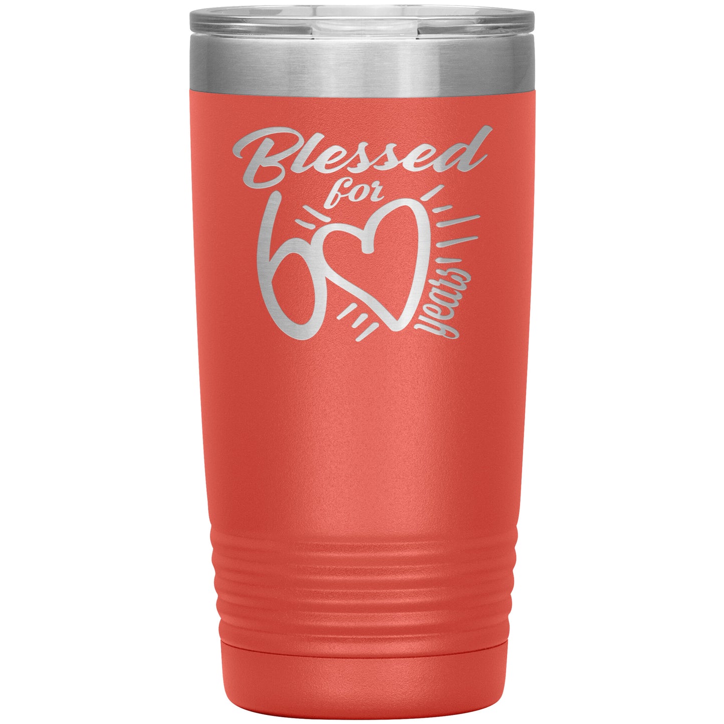Blessed for 60 Years Tumbler