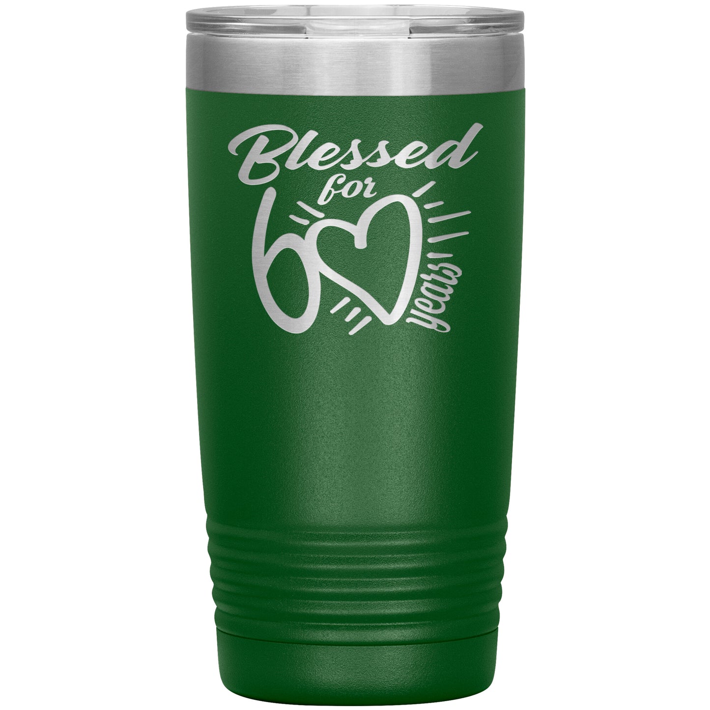 Blessed for 60 Years Tumbler