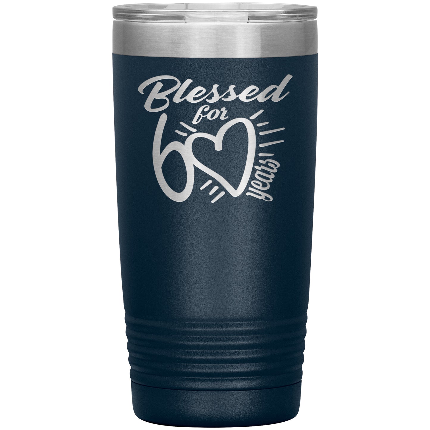 Blessed for 60 Years Tumbler