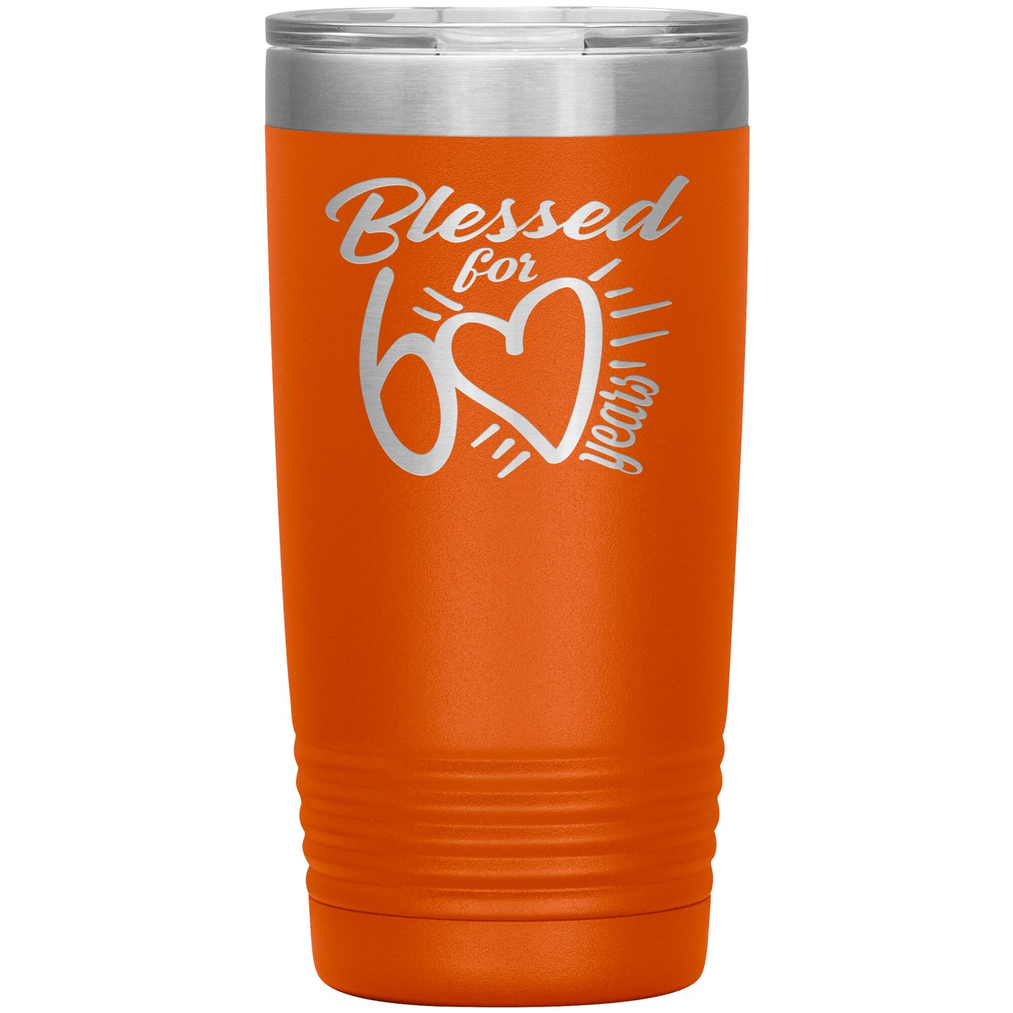 Blessed for 60 Years Tumbler