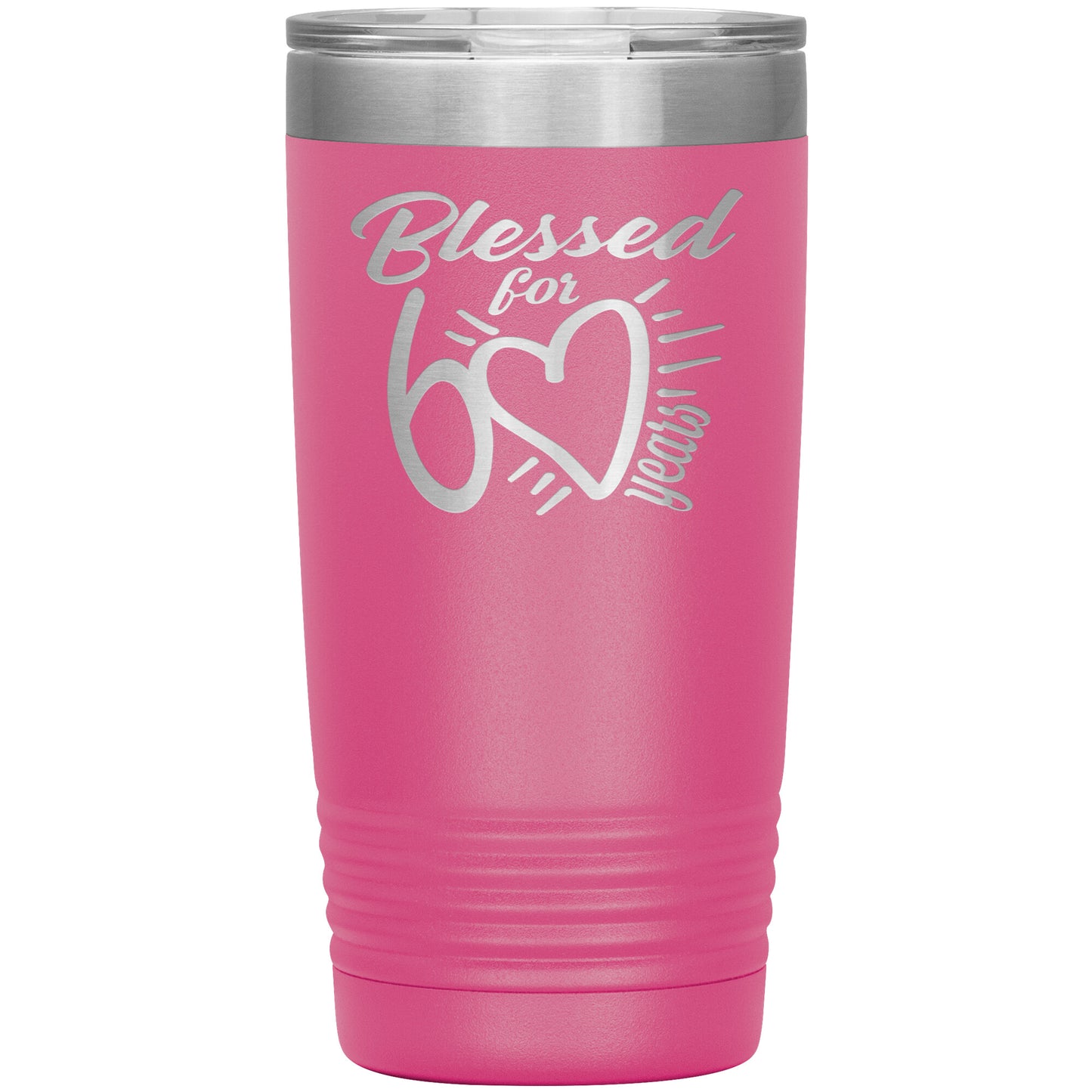 Blessed for 60 Years Tumbler