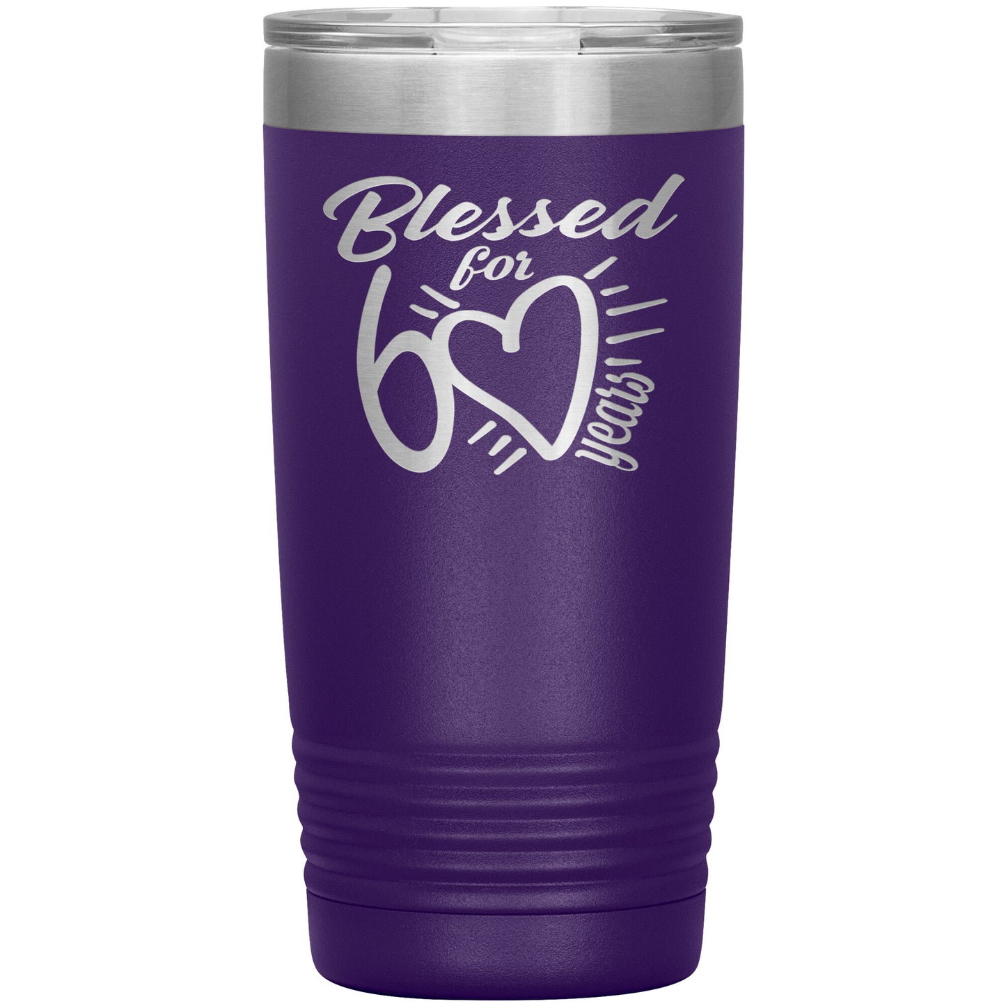 Blessed for 60 Years Tumbler