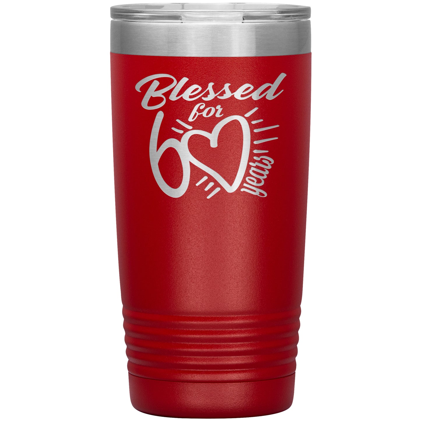 Blessed for 60 Years Tumbler