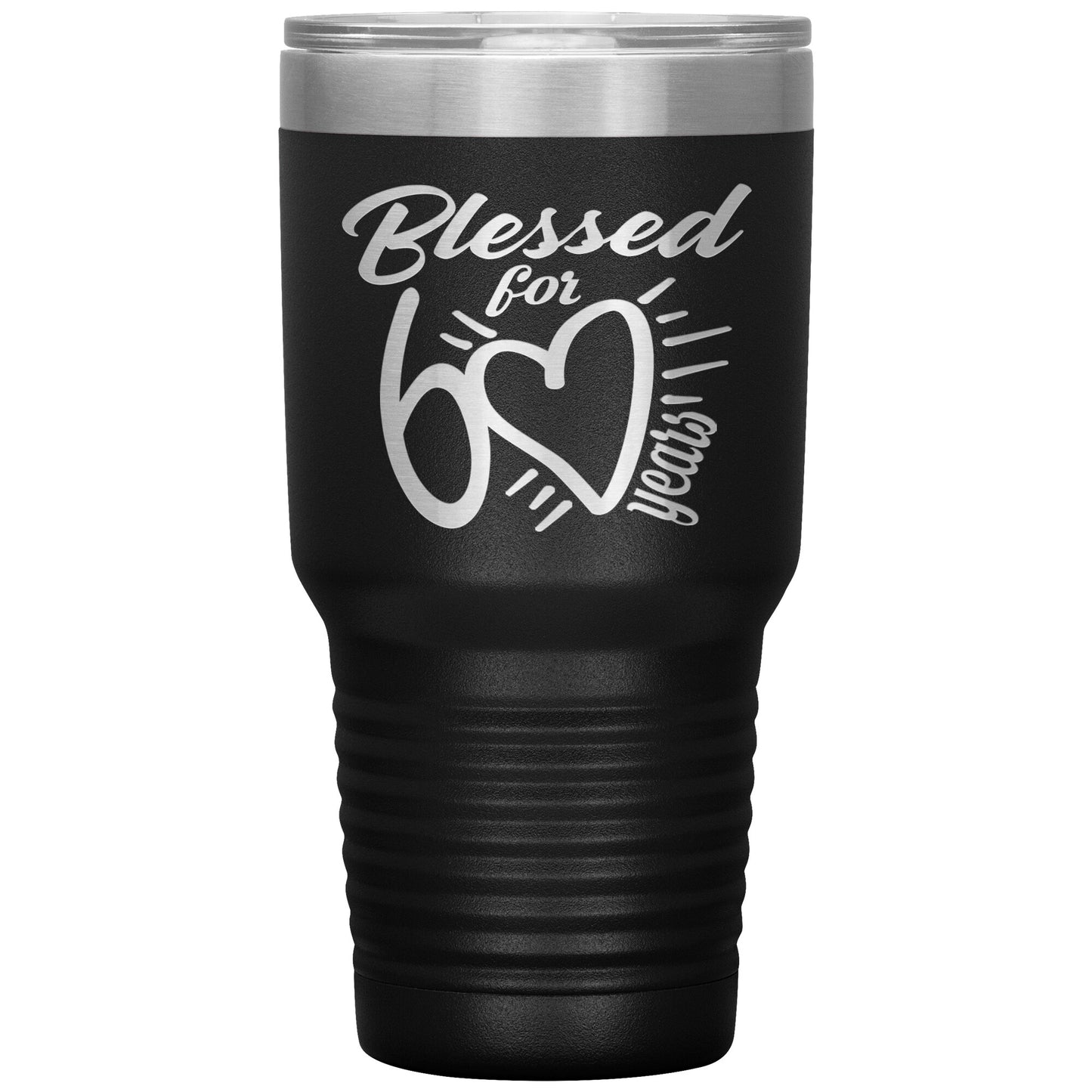 Blessed for 60 Years Tumbler