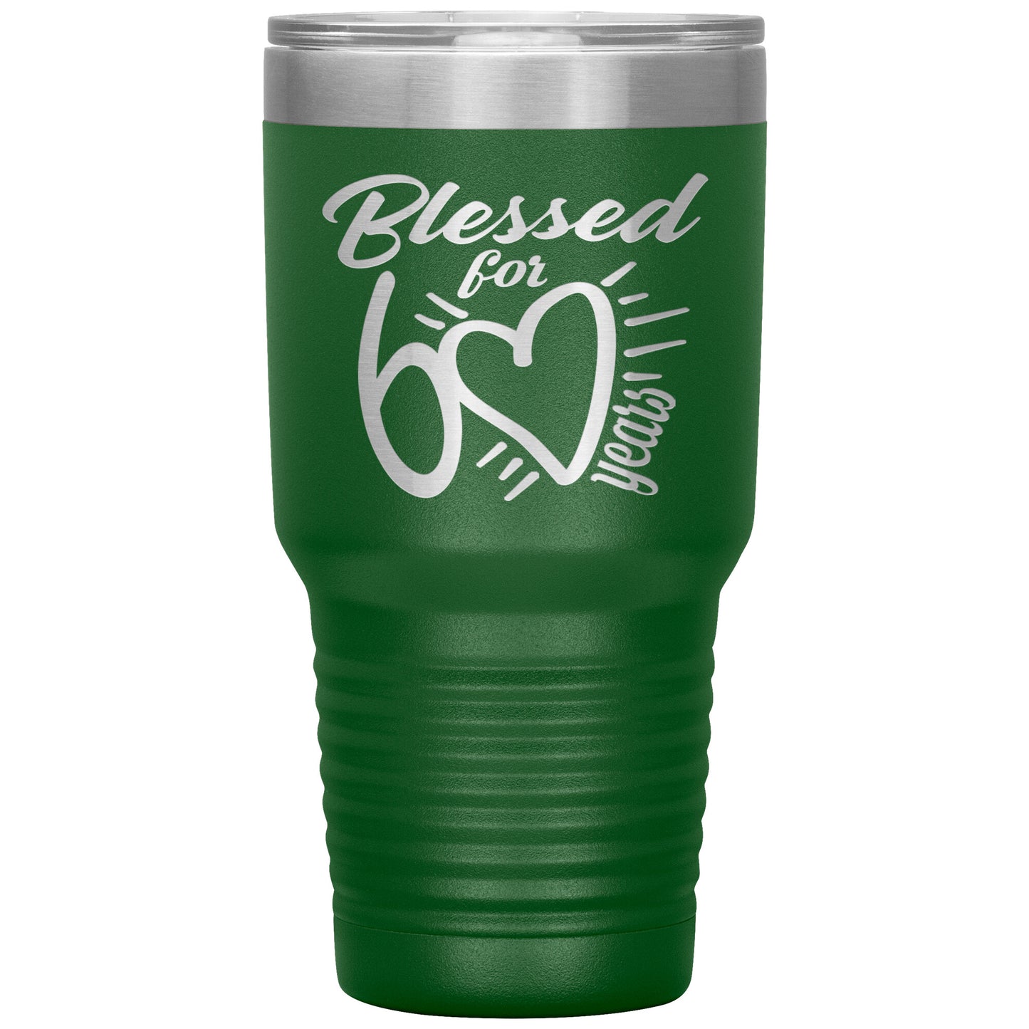 Blessed for 60 Years Tumbler