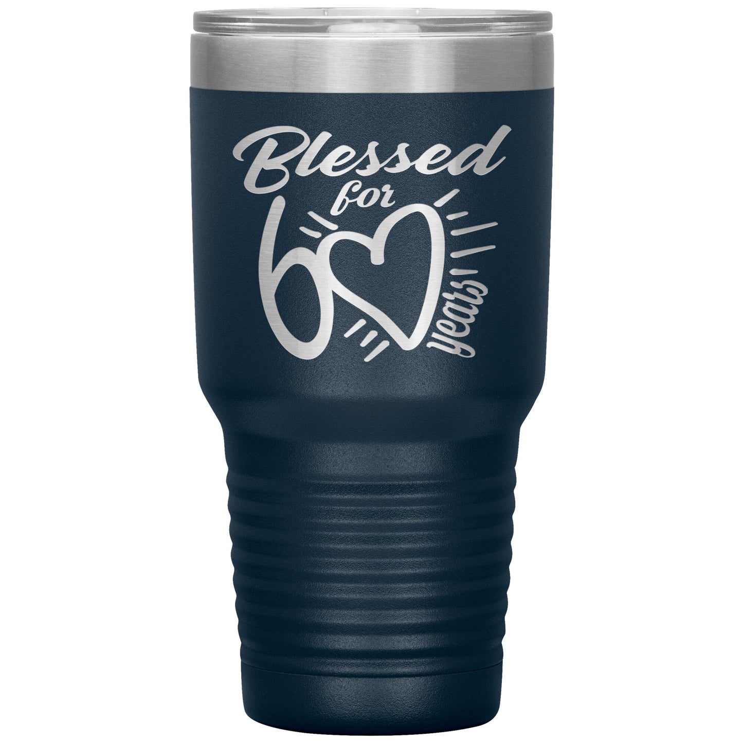Blessed for 60 Years Tumbler