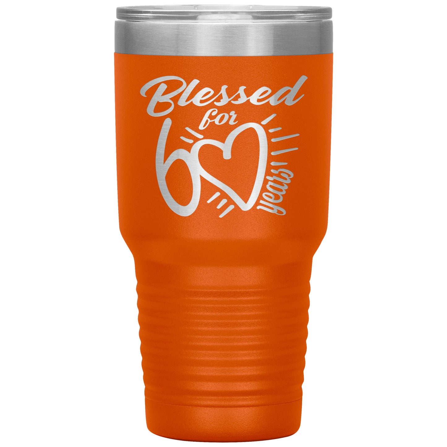 Blessed for 60 Years Tumbler