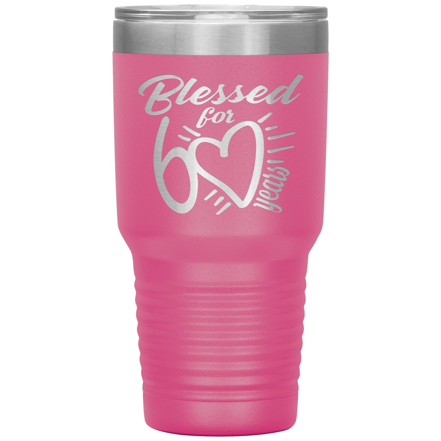 Blessed for 60 Years Tumbler
