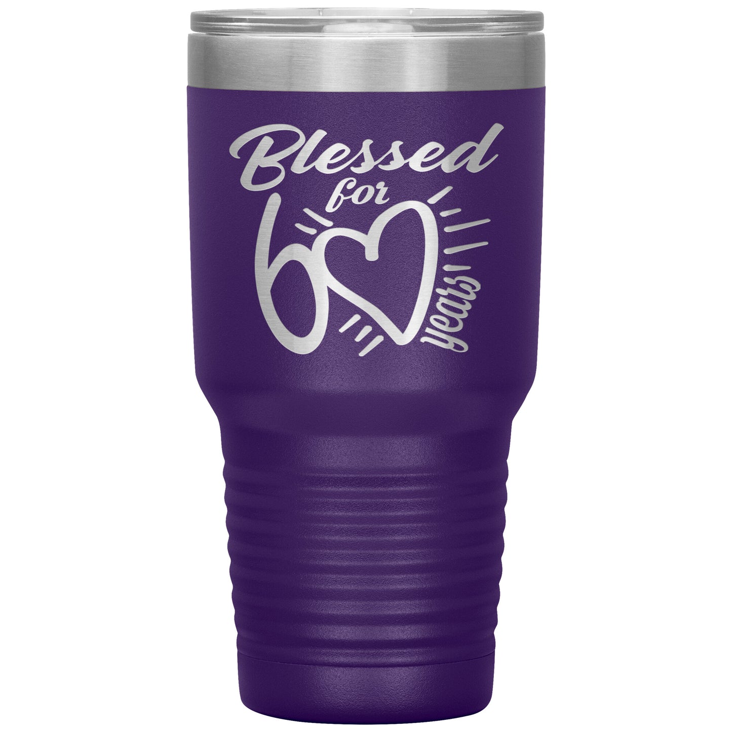 Blessed for 60 Years Tumbler