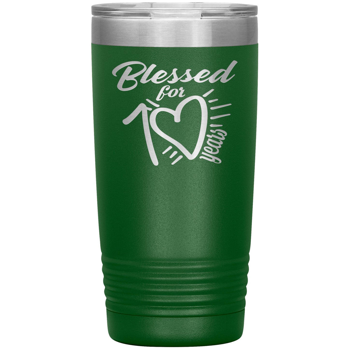 Blessed for 70 Years Tumbler