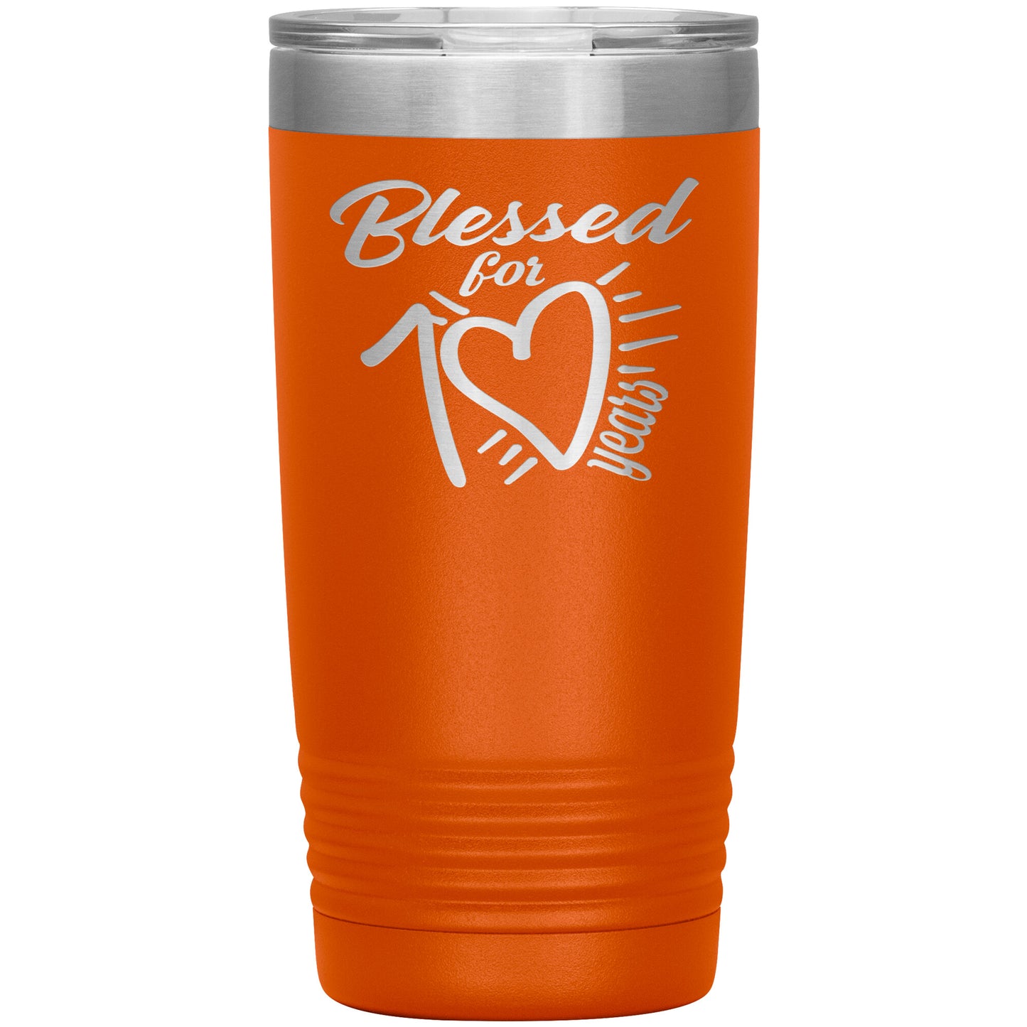 Blessed for 70 Years Tumbler