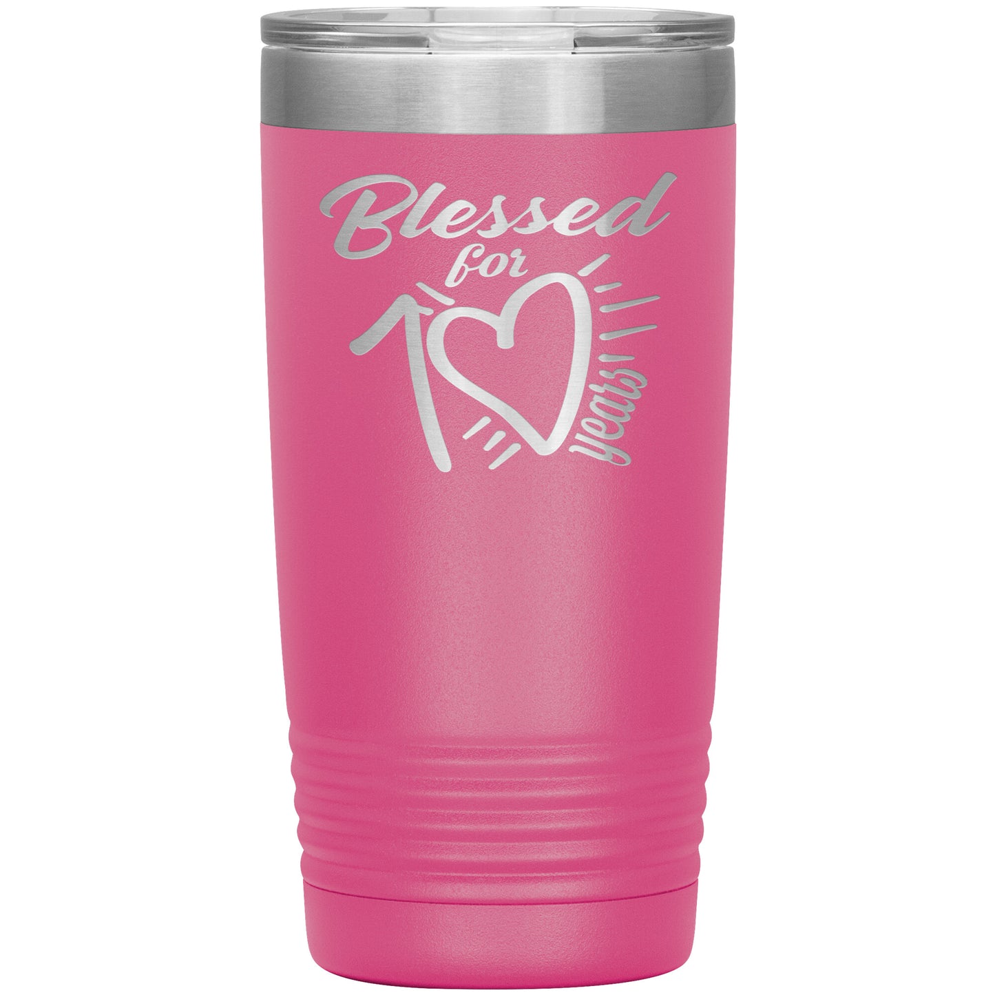 Blessed for 70 Years Tumbler