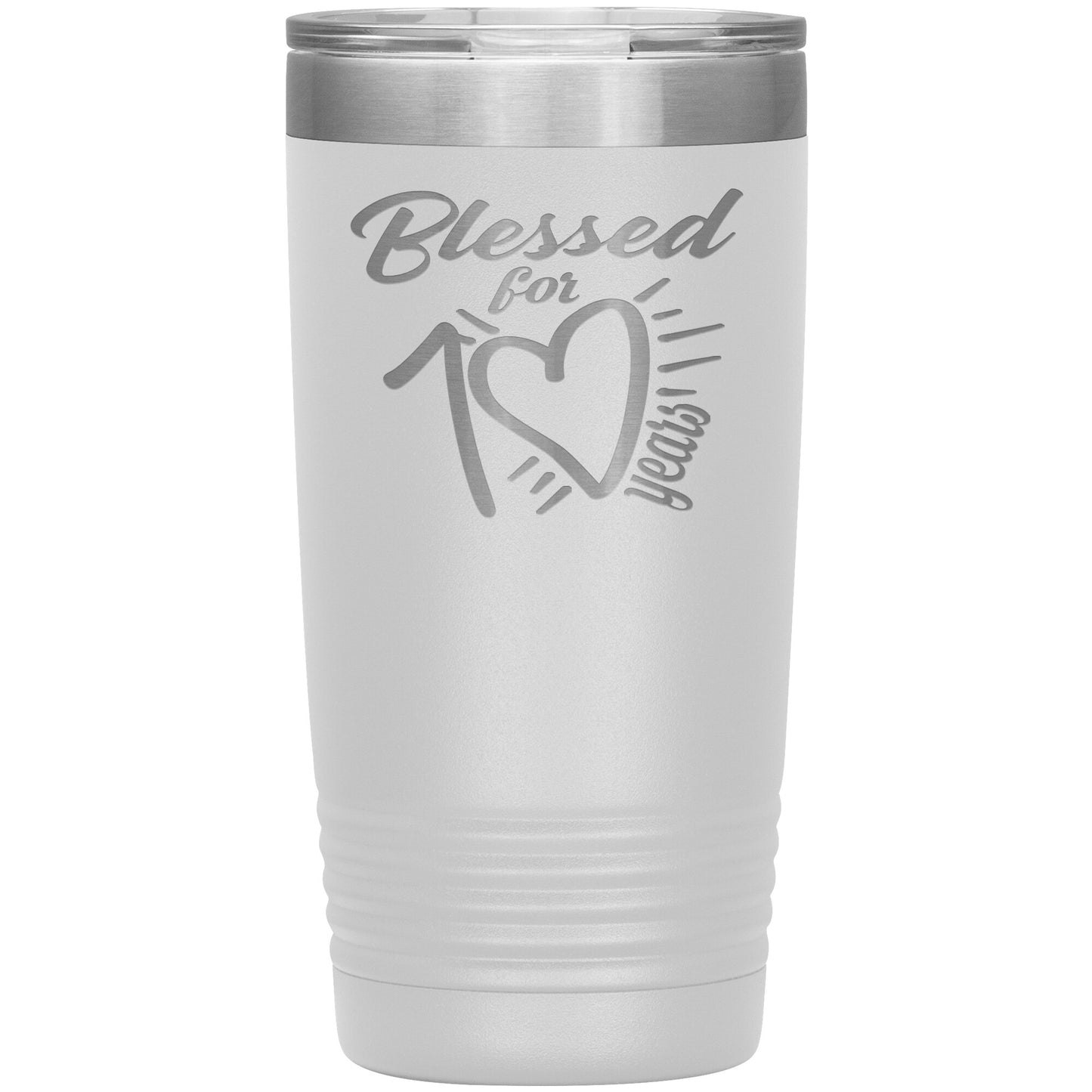 Blessed for 70 Years Tumbler