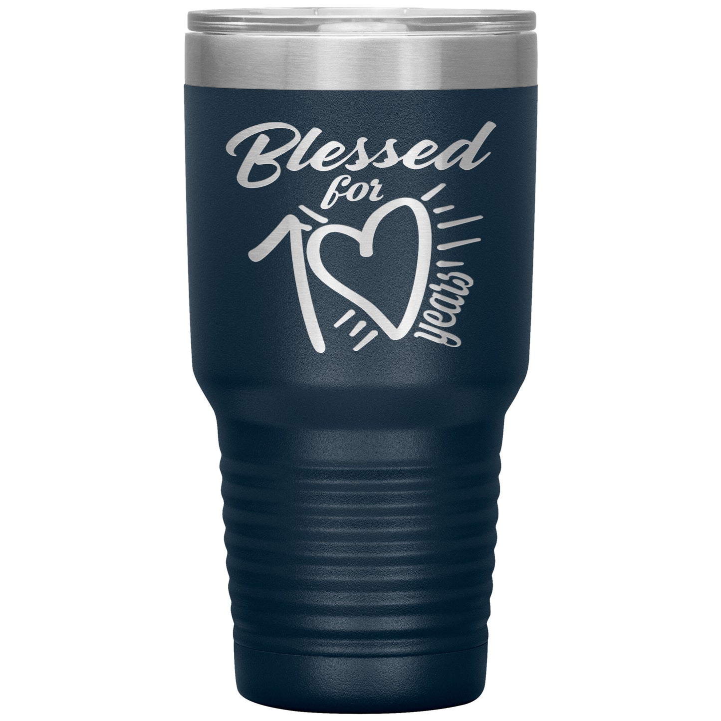 Blessed for 70 Years Tumbler