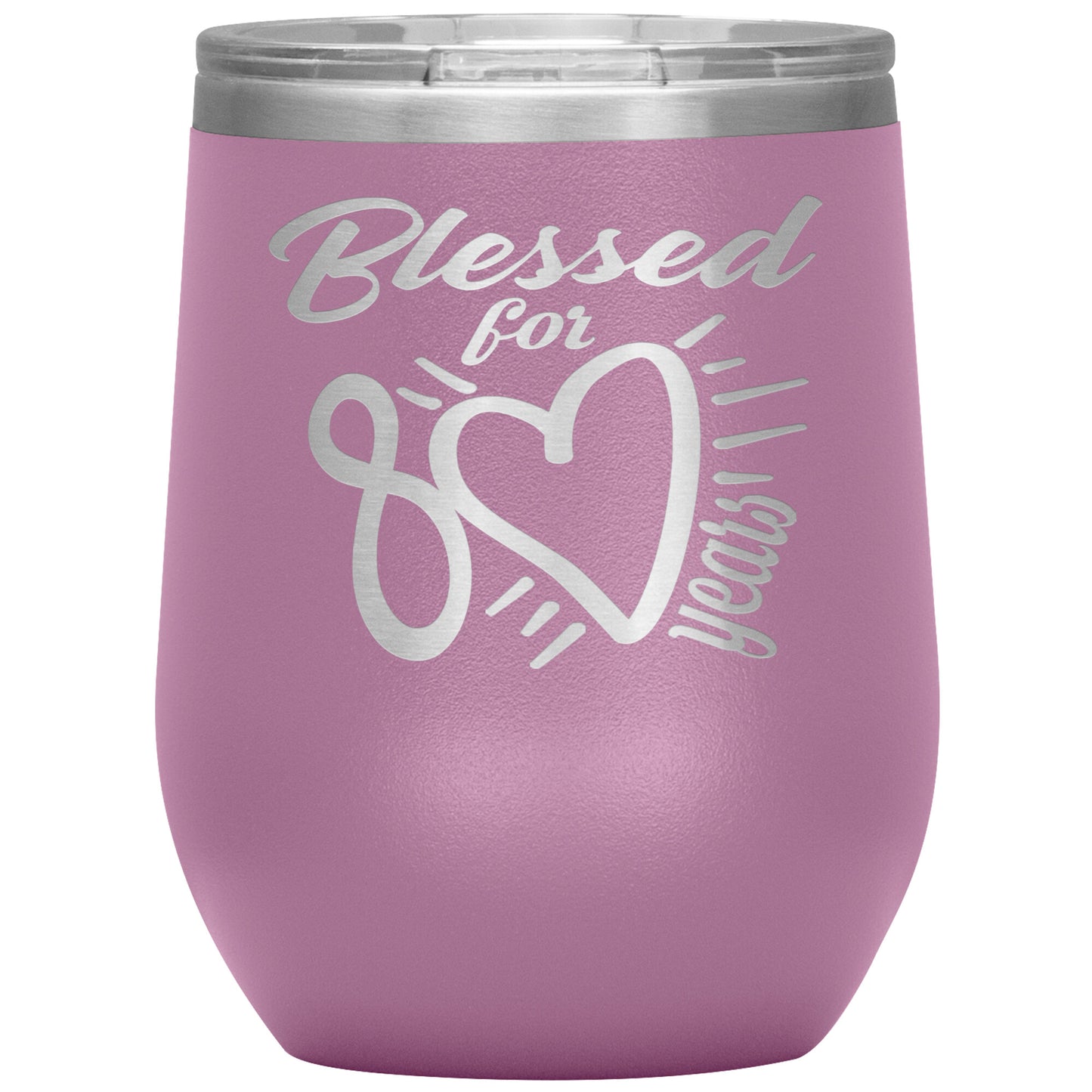 Blessed for 80 Years Tumbler