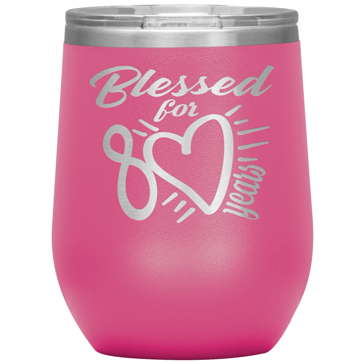 Blessed for 80 Years Tumbler