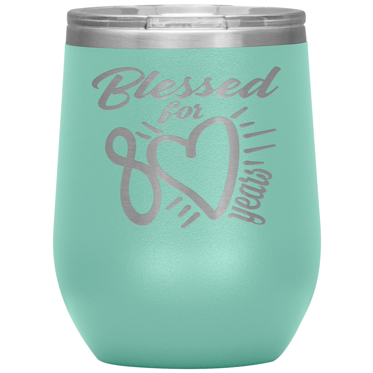 Blessed for 80 Years Tumbler