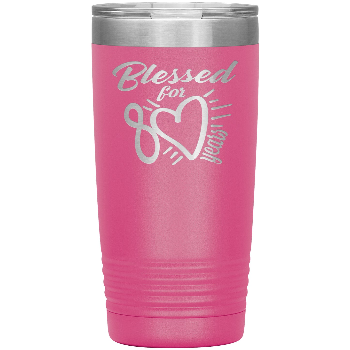 Blessed for 80 Years Tumbler