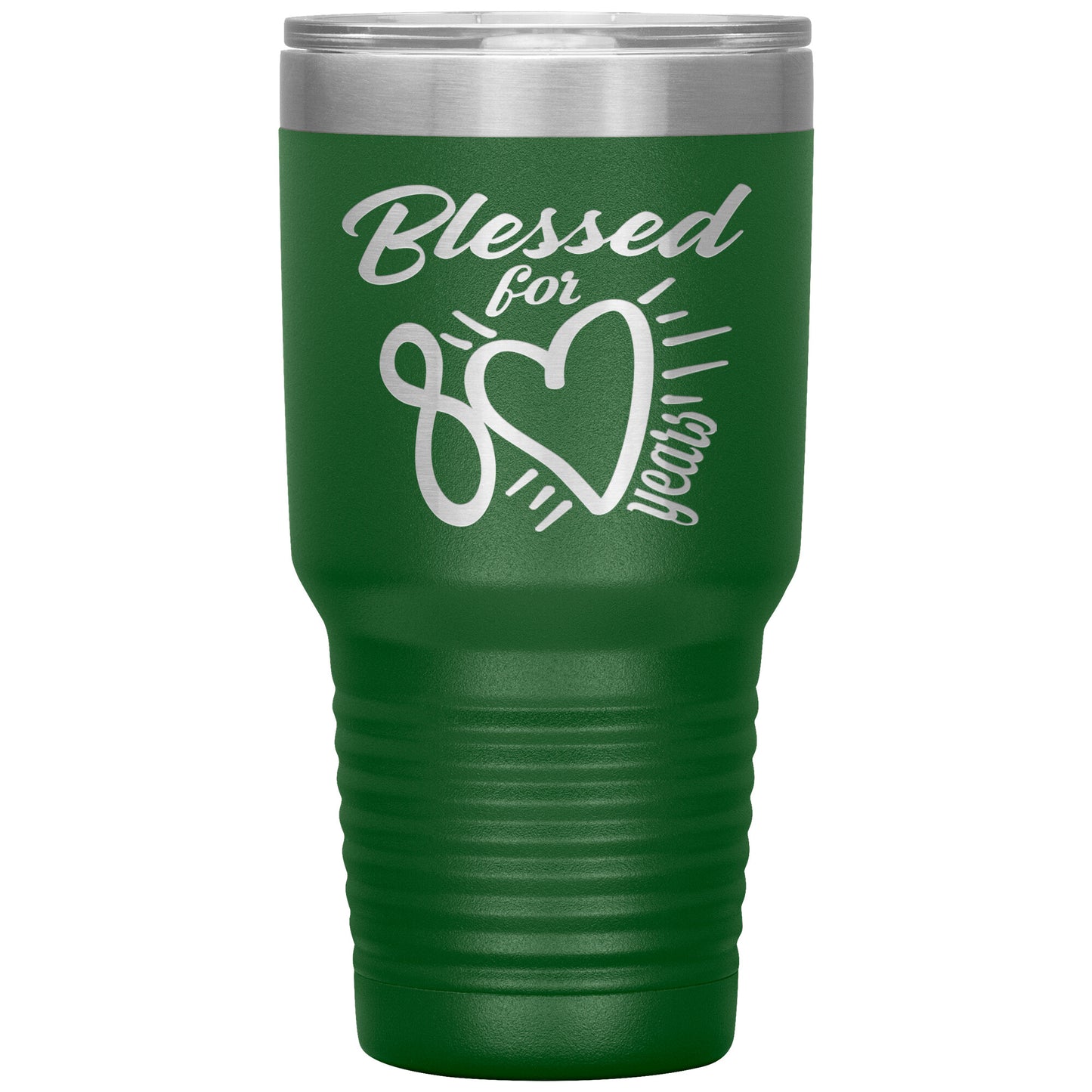 Blessed for 80 Years Tumbler
