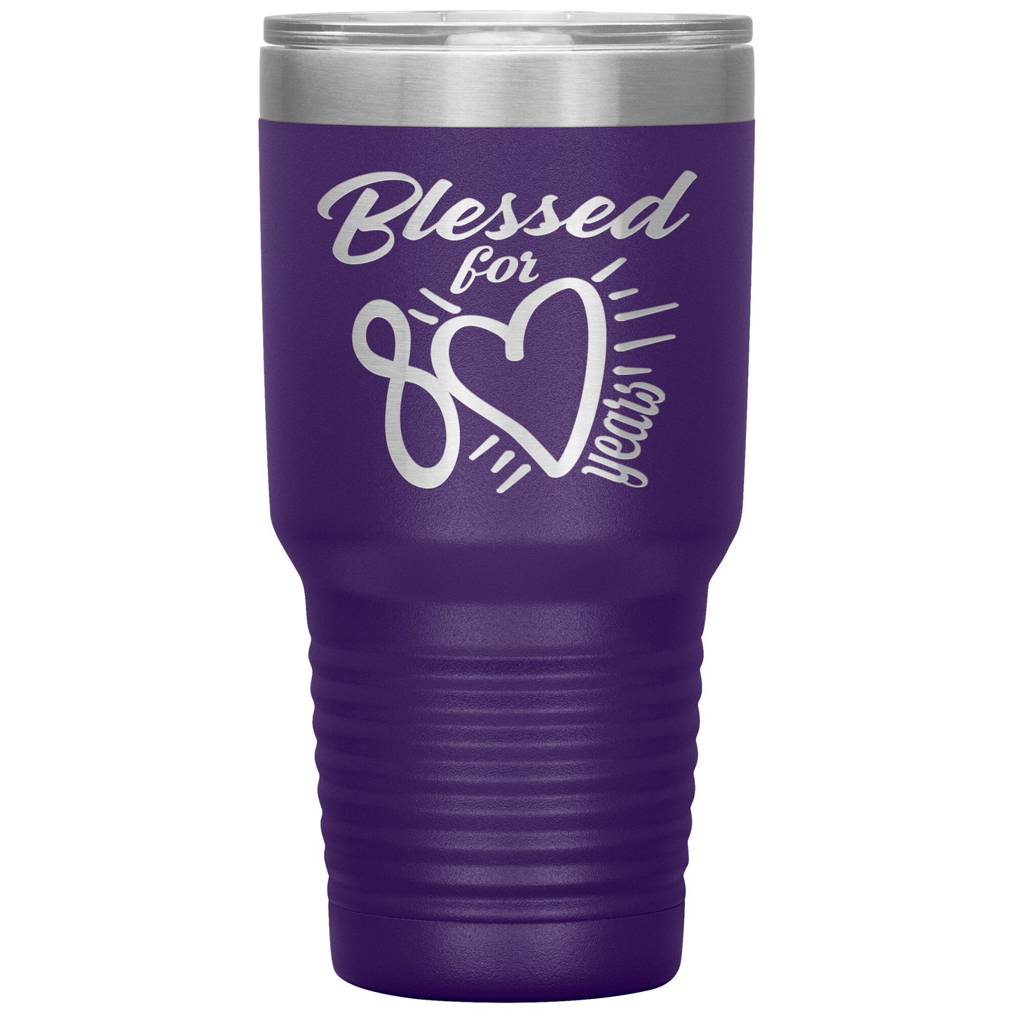 Blessed for 80 Years Tumbler